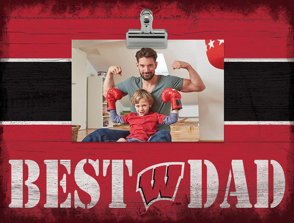 Wholesale C2016-Best Dad Clip Frame / C2016-Wisconsin