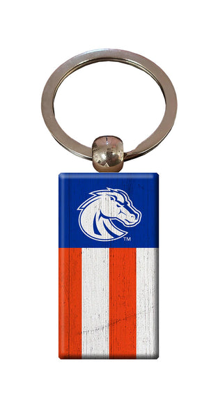 Wholesale C2055-Rectangle Flag Keychain / C2055-Boise State