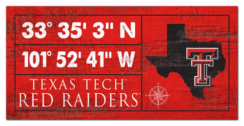 Wholesale C2047-Cordinates 6x12 / C2047-Texas Tech