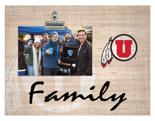 Wholesale C1086-Family Burlap Clip Frame / C1086-Utah