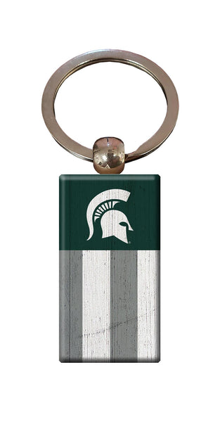 Wholesale C2055-Rectangle Flag Keychain / C2055-Michigan State