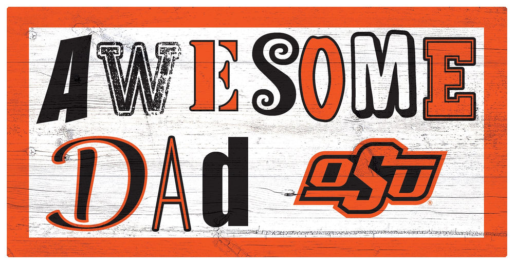 Wholesale C2018-Awesome Dad 6x12 / C2018-Oklahoma State