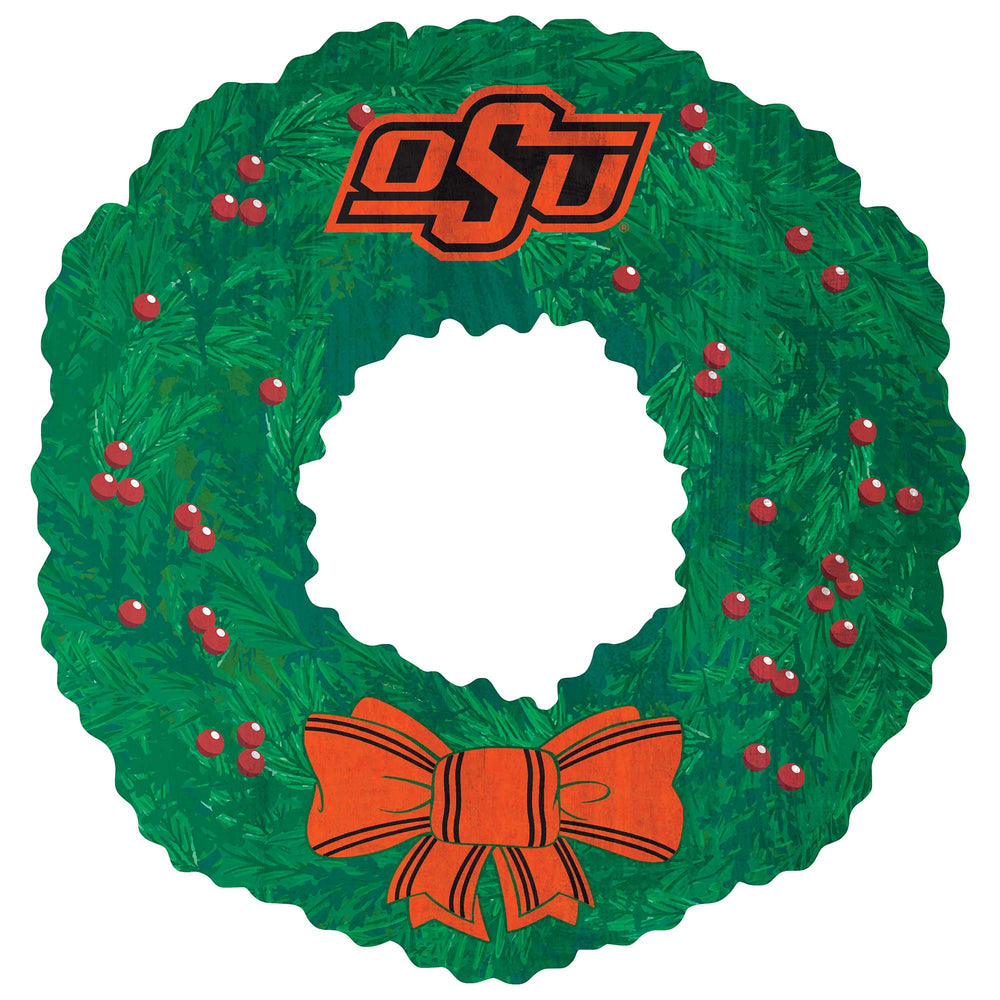 Wholesale C1048-Team Wreath / C1048-Oklahoma State