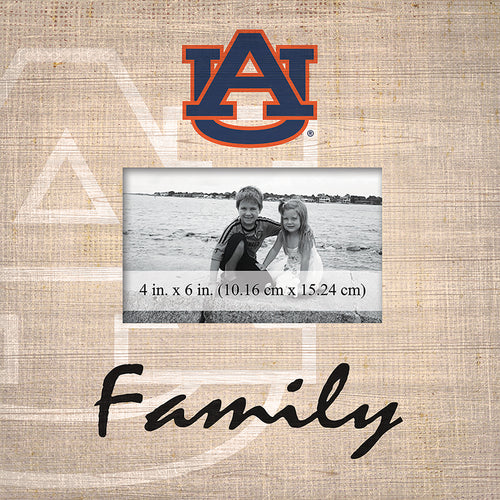 Wholesale C0943-Family Burlap Frame / C0943-Auburn