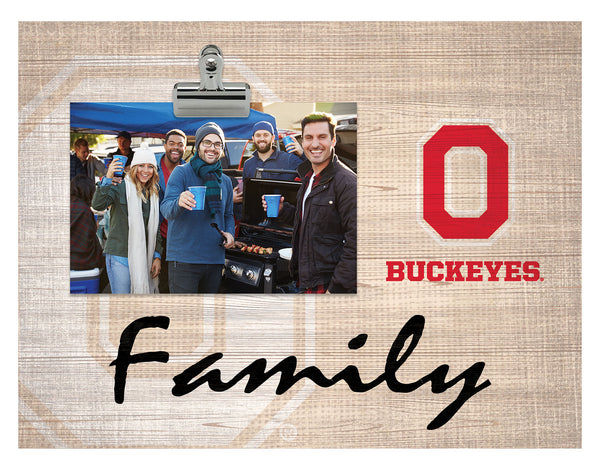 Wholesale C1086-Family Burlap Clip Frame / C1086-Ohio State