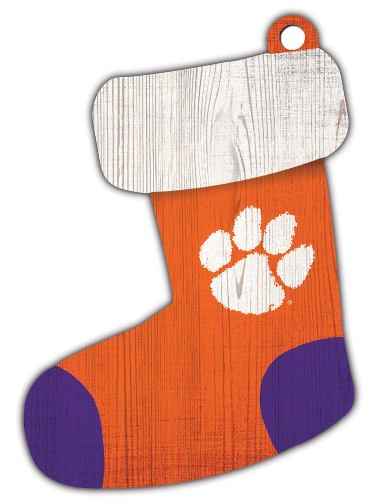 Wholesale C1056-Stocking Ornament / C1056-Clemson