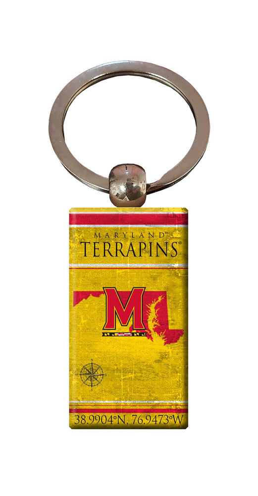 Wholesale C2052-Coordinates Keychain / C2052-Maryland