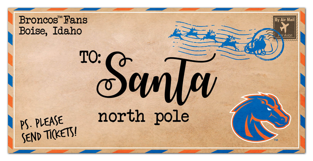 Wholesale C1051-To Santa 6x12 / C1051-Boise State