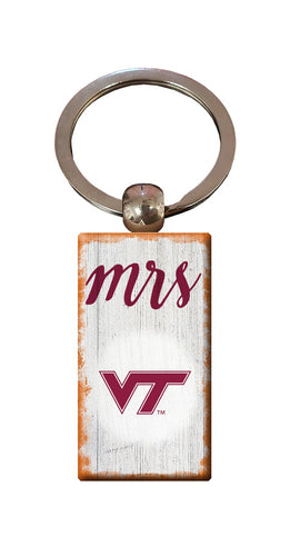 Wholesale C2059-Script Mrs Keychain / C2059-Virginia Tech