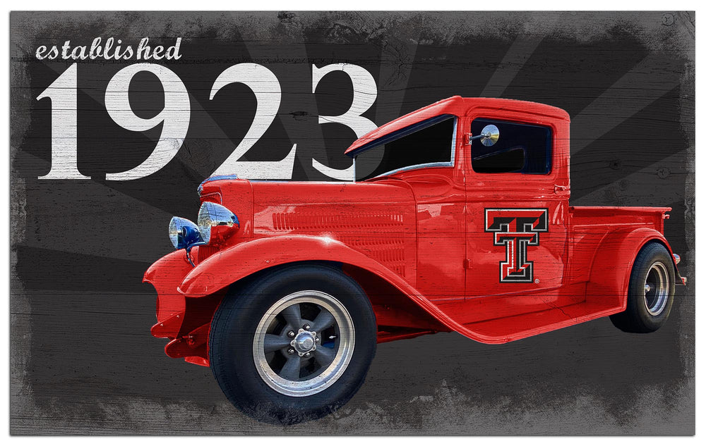 Wholesale C2076-Established Truck 11x19 / C2076-Texas Tech