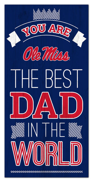 Wholesale C1079-Best Dad in the world 6x12 / C1079-Ole Miss