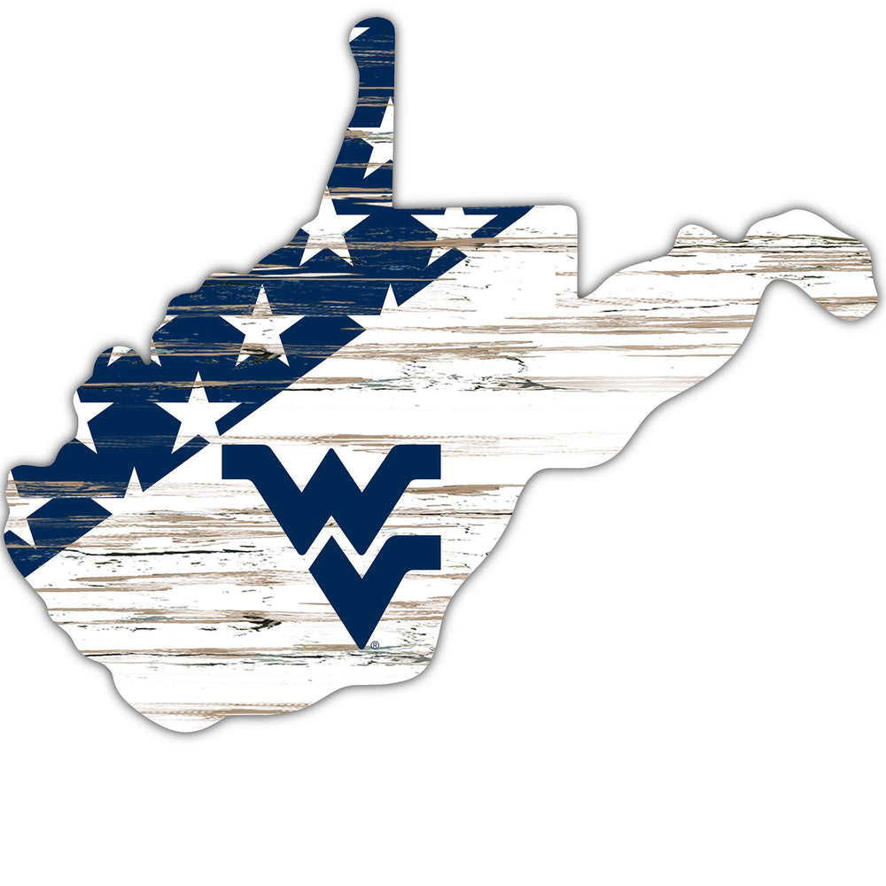 Wholesale C2043-American Flag State Cutout 12in / C2043-West Virginia