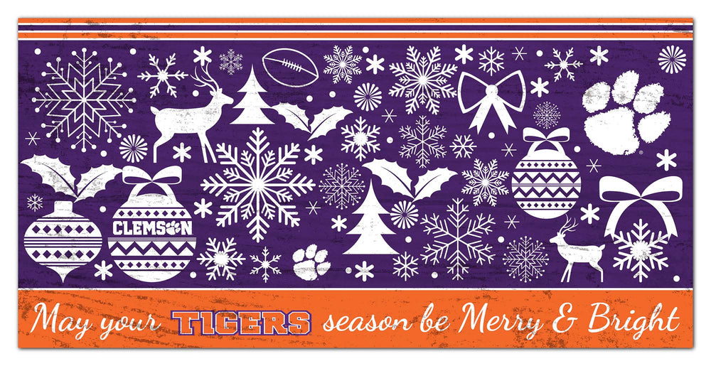 Wholesale C1052-Season Merry Bright 6x12 / C1052-Clemson
