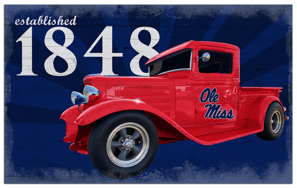 Wholesale C2076-Established Truck 11x19 / C2076-Ole Miss