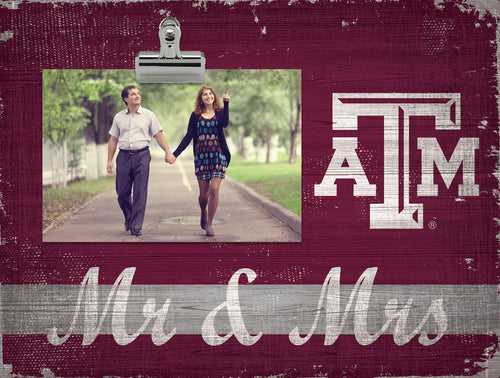 Wholesale C2034-Mr & Mrs Clip Frame / C2034-Texas A&M