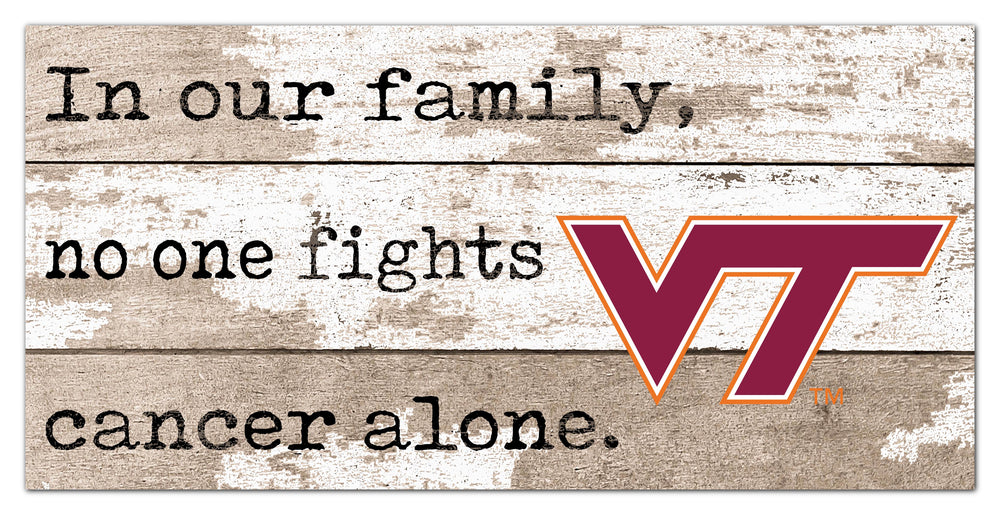 Wholesale C1094-No One Fights Alone 6x12 / C1094-Virginia Tech