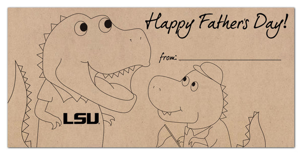 Wholesale C1081-Father's Day Color-In 6x12 / C1081-LSU