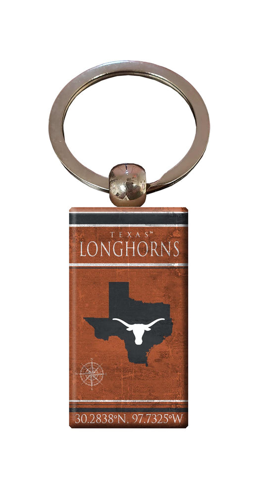 Wholesale C2052-Coordinates Keychain / C2052-Texas