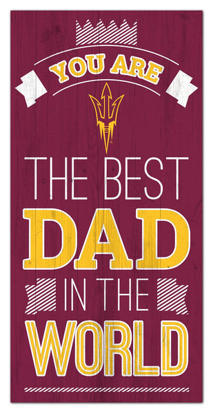 Wholesale C1079-Best Dad in the world 6x12 / C1079-Arizona State