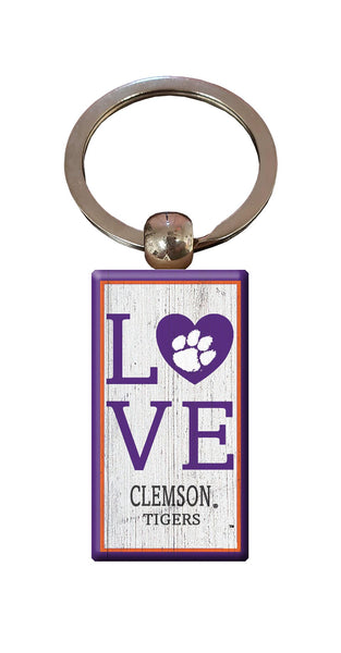 Wholesale C2057-Love Keychain / C2057-Clemson
