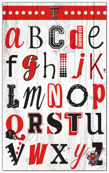 Wholesale C2020-Alphabet 11x19 / C2020-Texas Tech