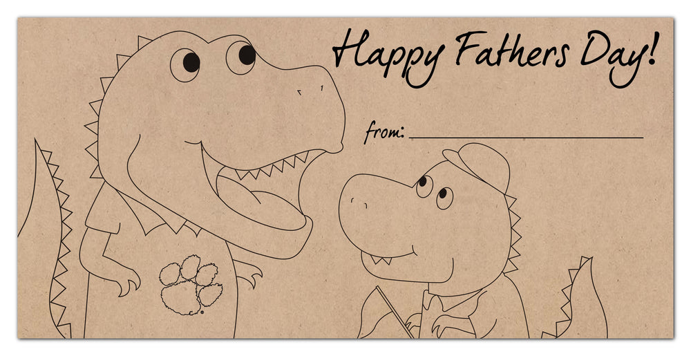 Wholesale C1081-Father's Day Color-In 6x12 / C1081-Clemson