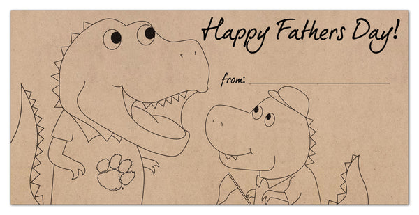 Wholesale C1081-Father's Day Color-In 6x12 / C1081-Clemson