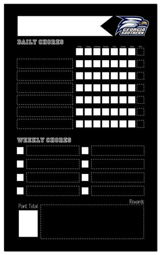 Wholesale C2021-Chores Chalkboard 11x19 / C2021-Georgia Southern