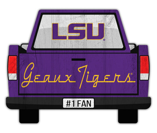 Wholesale C2014-Slogan Truck Back 12in Sign / C2014-LSU