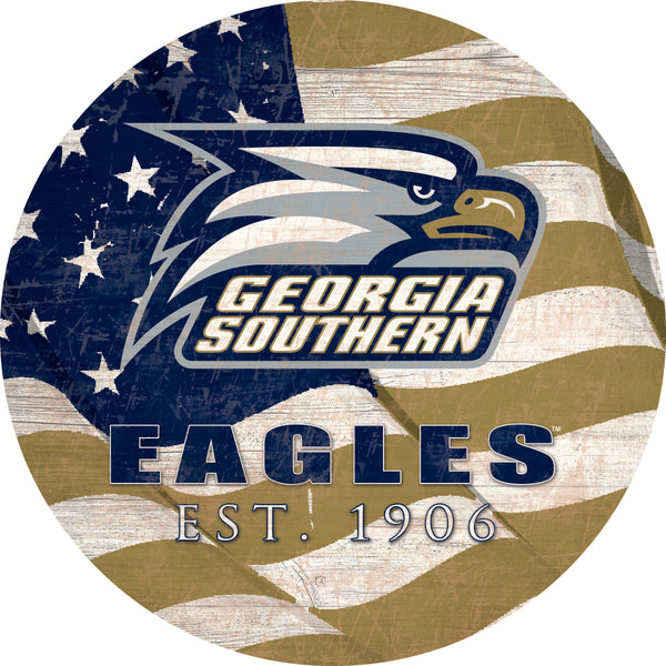 Wholesale C1058-Team Color Flag 12in / C1058-Georgia Southern