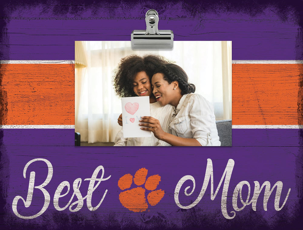 Wholesale C2017-Best Mom Clip Frame / C2017-Clemson