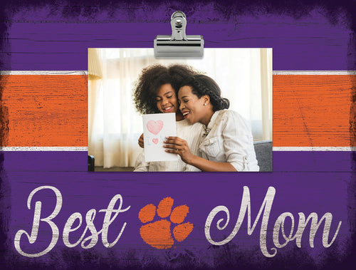 Wholesale C2017-Best Mom Clip Frame / C2017-Clemson