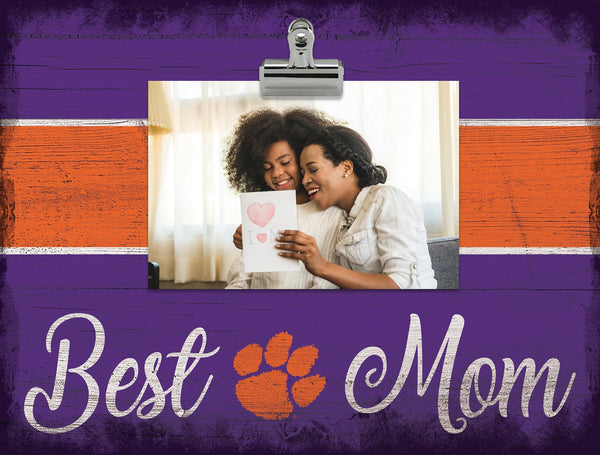 Wholesale C2017-Best Mom Clip Frame / C2017-Clemson
