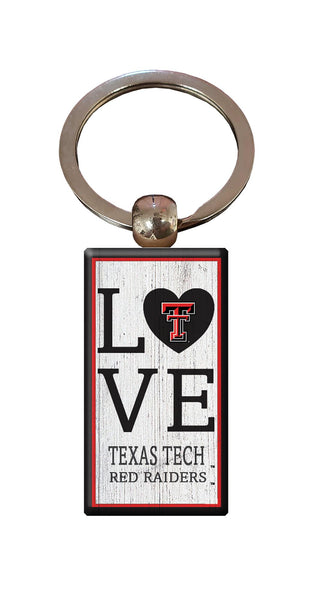 Wholesale C2057-Love Keychain / C2057-Texas Tech