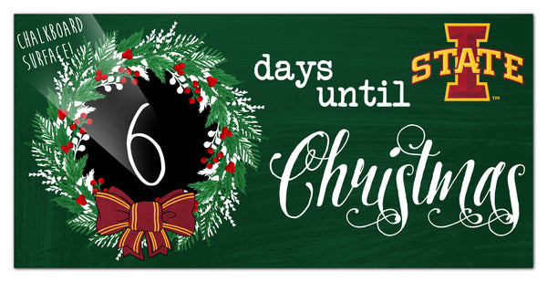 Wholesale C1050-Chalk Christmas Countdown 6x12 / C1050-Iowa State