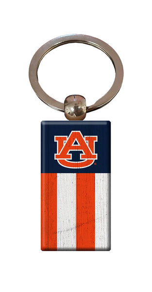 Wholesale C2055-Rectangle Flag Keychain / C2055-Auburn