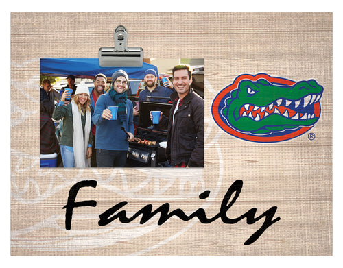Wholesale C1086-Family Burlap Clip Frame / C1086-Florida
