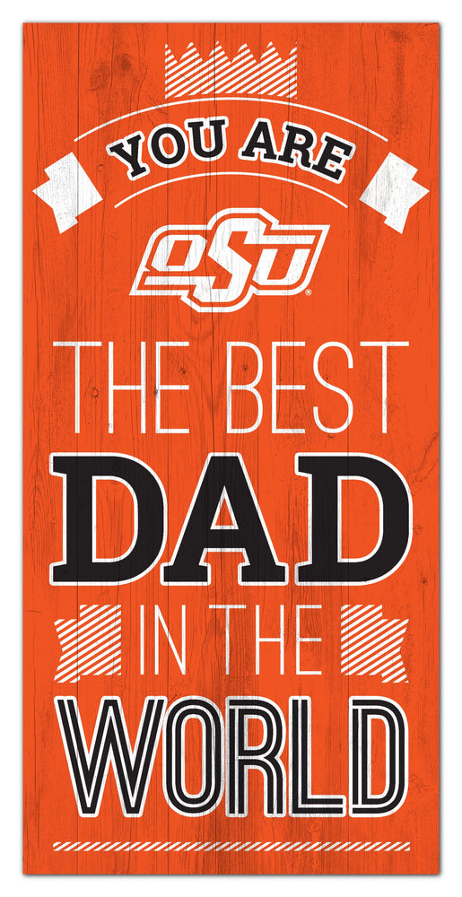 Wholesale C1079-Best Dad in the world 6x12 / C1079-Oklahoma State