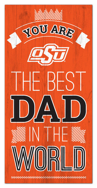 Wholesale C1079-Best Dad in the world 6x12 / C1079-Oklahoma State