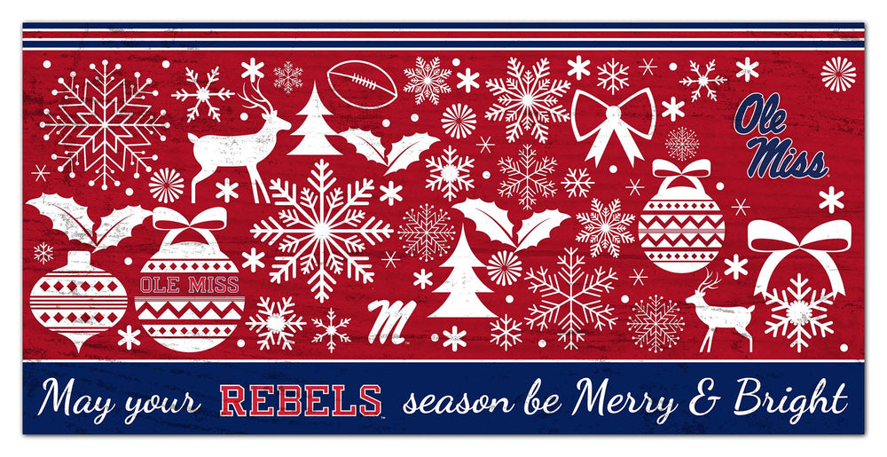 Wholesale C1052-Season Merry Bright 6x12 / C1052-Ole Miss