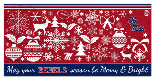 Wholesale C1052-Season Merry Bright 6x12 / C1052-Ole Miss
