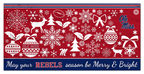 Wholesale C1052-Season Merry Bright 6x12 / C1052-Ole Miss