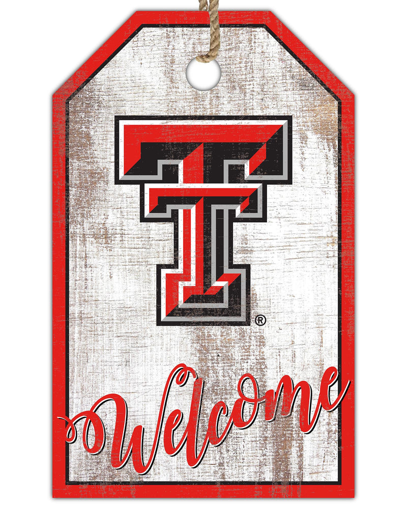 Wholesale C2012-Welcome 11x19 Tag / C2012-Texas Tech