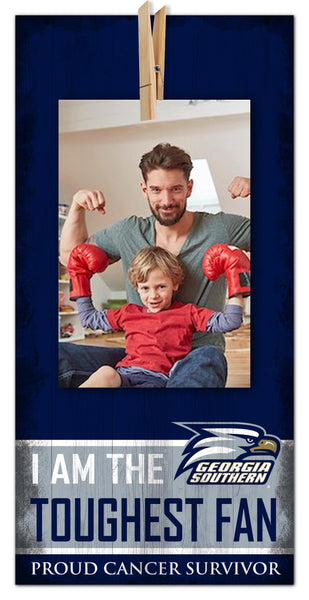 Wholesale C1093-Toughest Fan Clothespin 6x12 / C1093-Georgia Southern