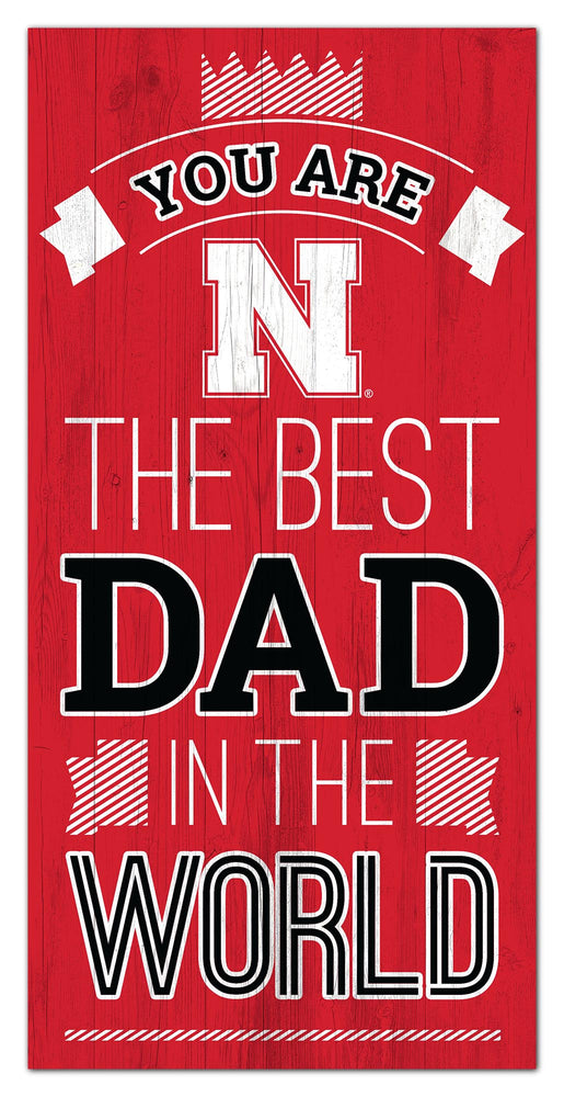 Wholesale C1079-Best Dad in the world 6x12 / C1079-Nebraska