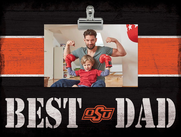 Wholesale C2016-Best Dad Clip Frame / C2016-Oklahoma State