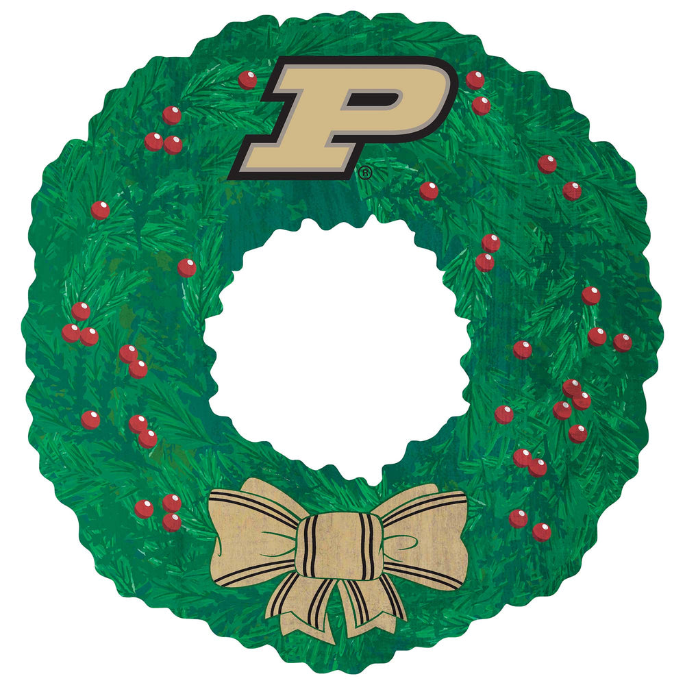 Wholesale C1048-Team Wreath / C1048-Purdue