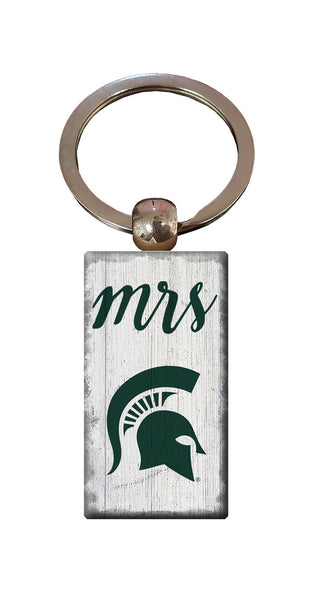 Wholesale C2059-Script Mrs Keychain / C2059-Michigan State