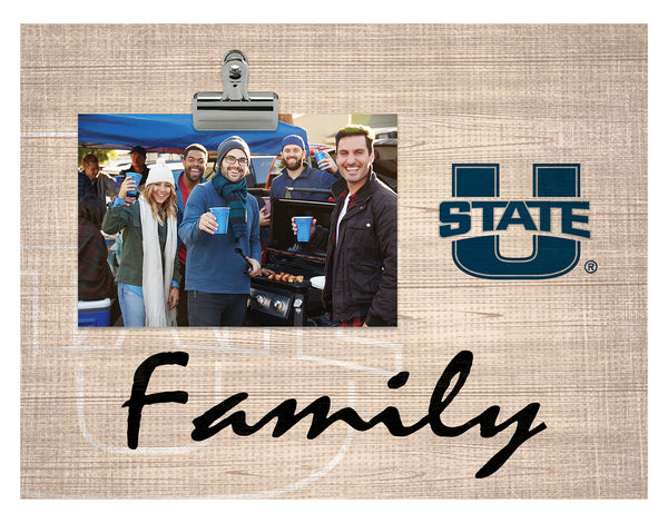 Wholesale C1086-Family Burlap Clip Frame / C1086-Utah State