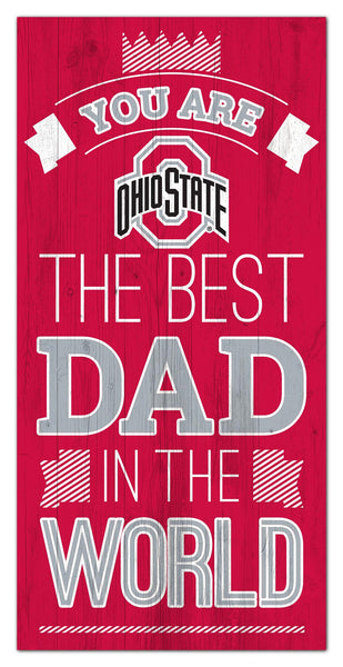 Wholesale C1079-Best Dad in the world 6x12 / C1079-Ohio State